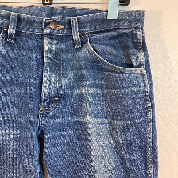 Vintage Y2K Rustler Faded Denim Blue Jeans Western Cowboy - Picture 2 of 7